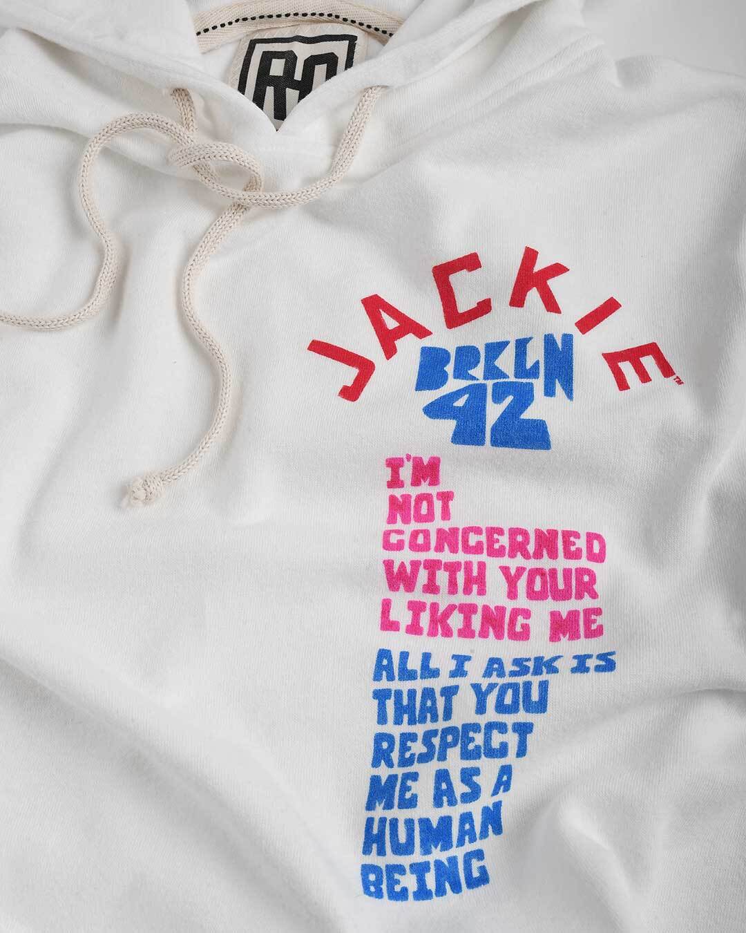 BHT - Jackie Robinson Ivory PO Hoody - Roots of Fight Canada