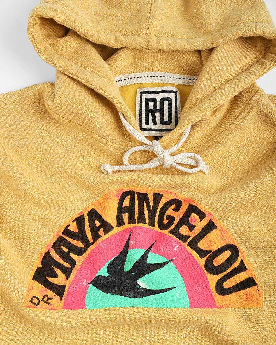 BHT - Maya Angelou Yellow PO Hoody - Roots of Fight
