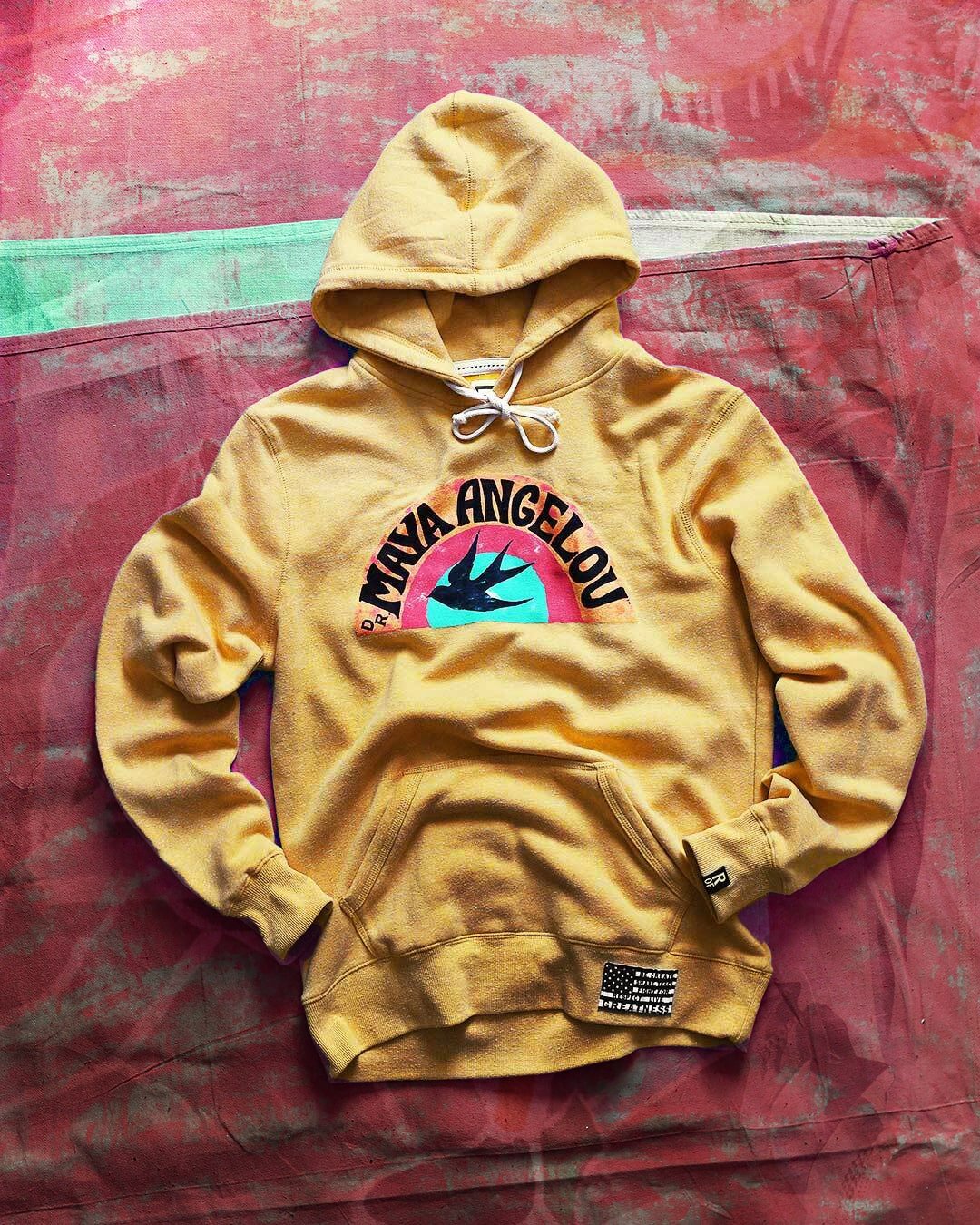 BHT - Maya Angelou Yellow PO Hoody - Roots of Fight