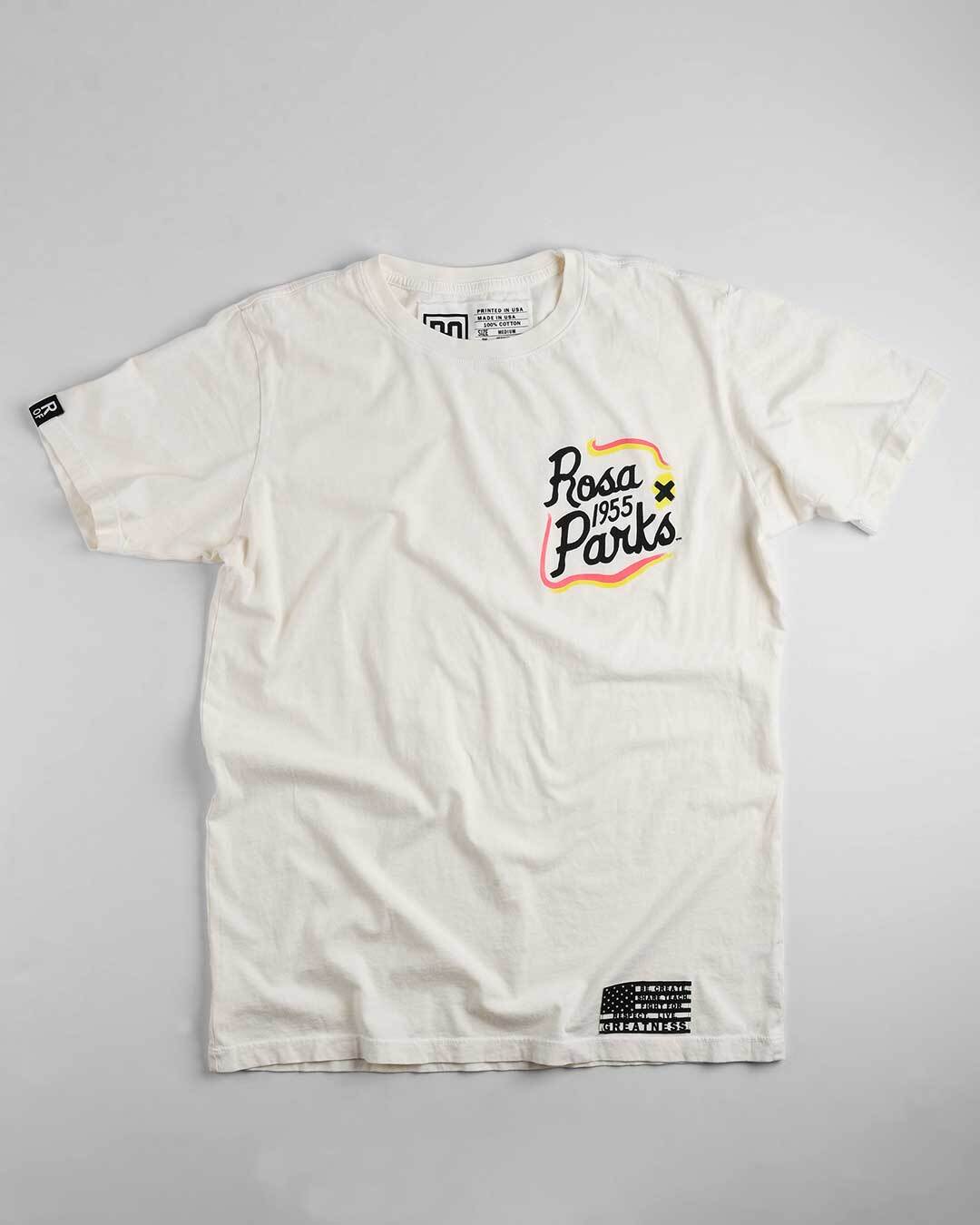BHT - Rosa Parks 1955 White Tee - Roots of Fight Canada
