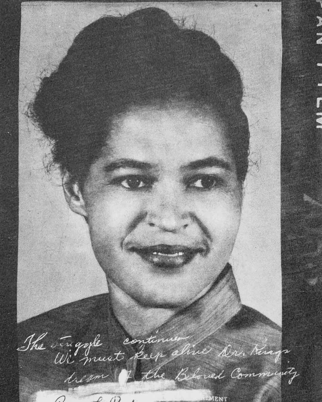 BHT - Rosa Parks Photo Women&#39;s Tee - Roots of Inc dba Roots of Fight