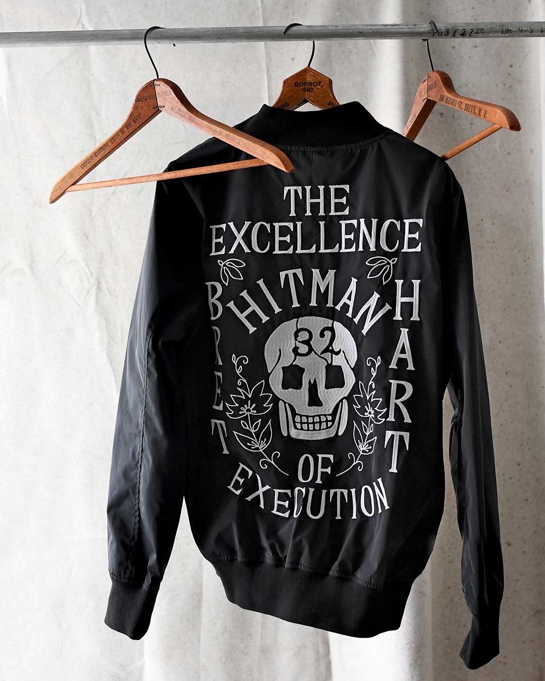 Bret Hart 32 Execution Stadium Jacket - Roots of Fight Canada