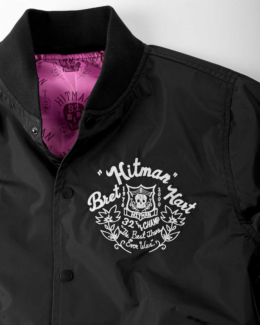 Bret Hart 32 Execution Stadium Jacket - Roots of Fight Canada
