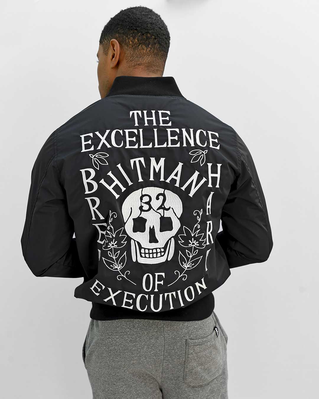 Bret Hart 32 Execution Stadium Jacket - Roots of Fight Canada