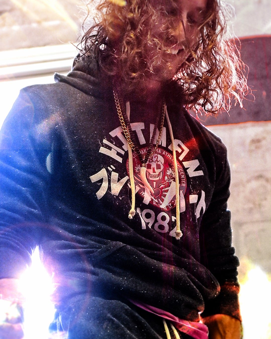 Bret Hart Hitman Japan Black PO Hoody - Roots of Fight