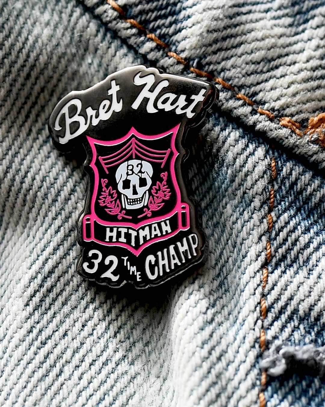 Bret Hart Hitman Pin - Roots of Fight Canada