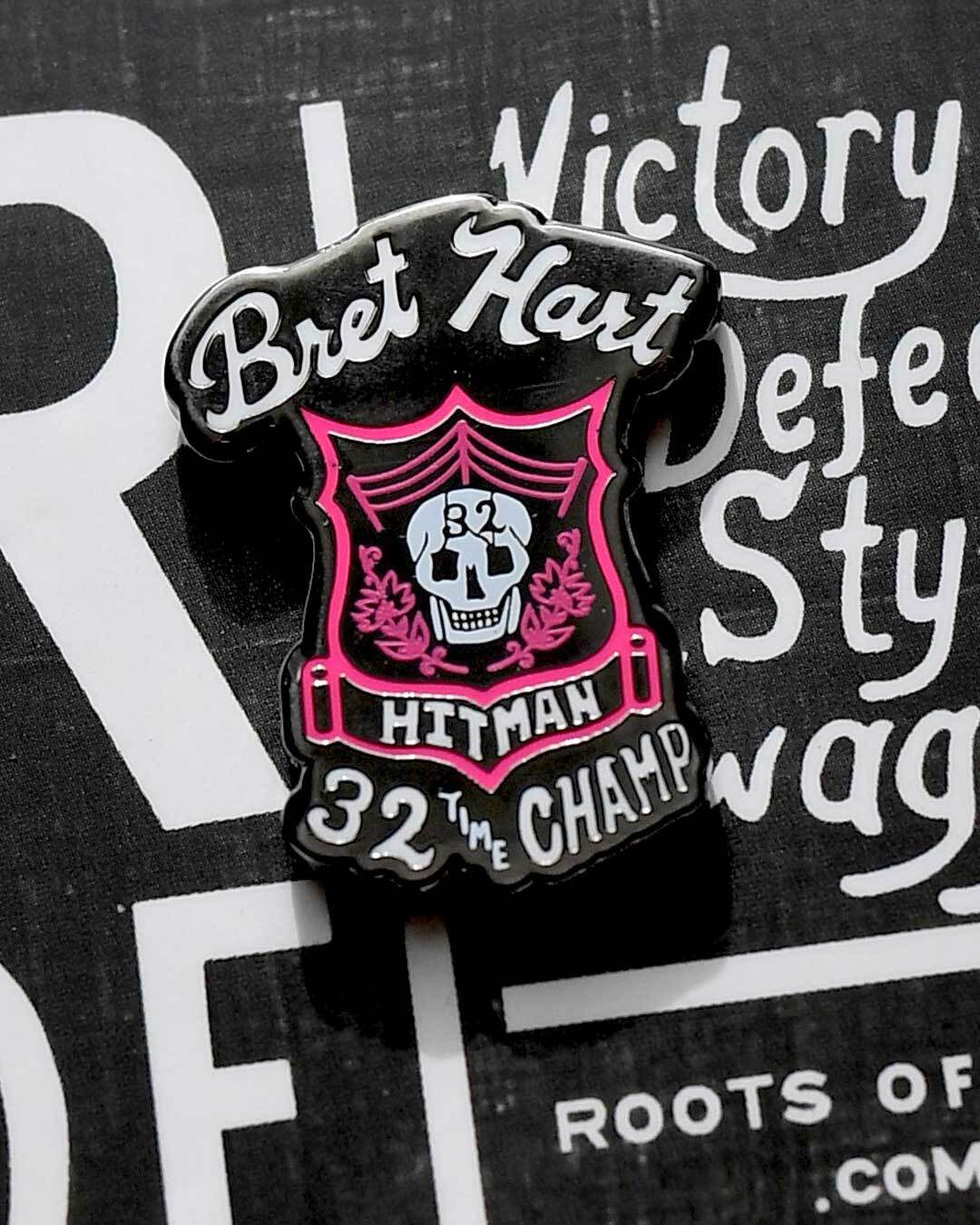 Bret Hart Hitman Pin - Roots of Fight Canada