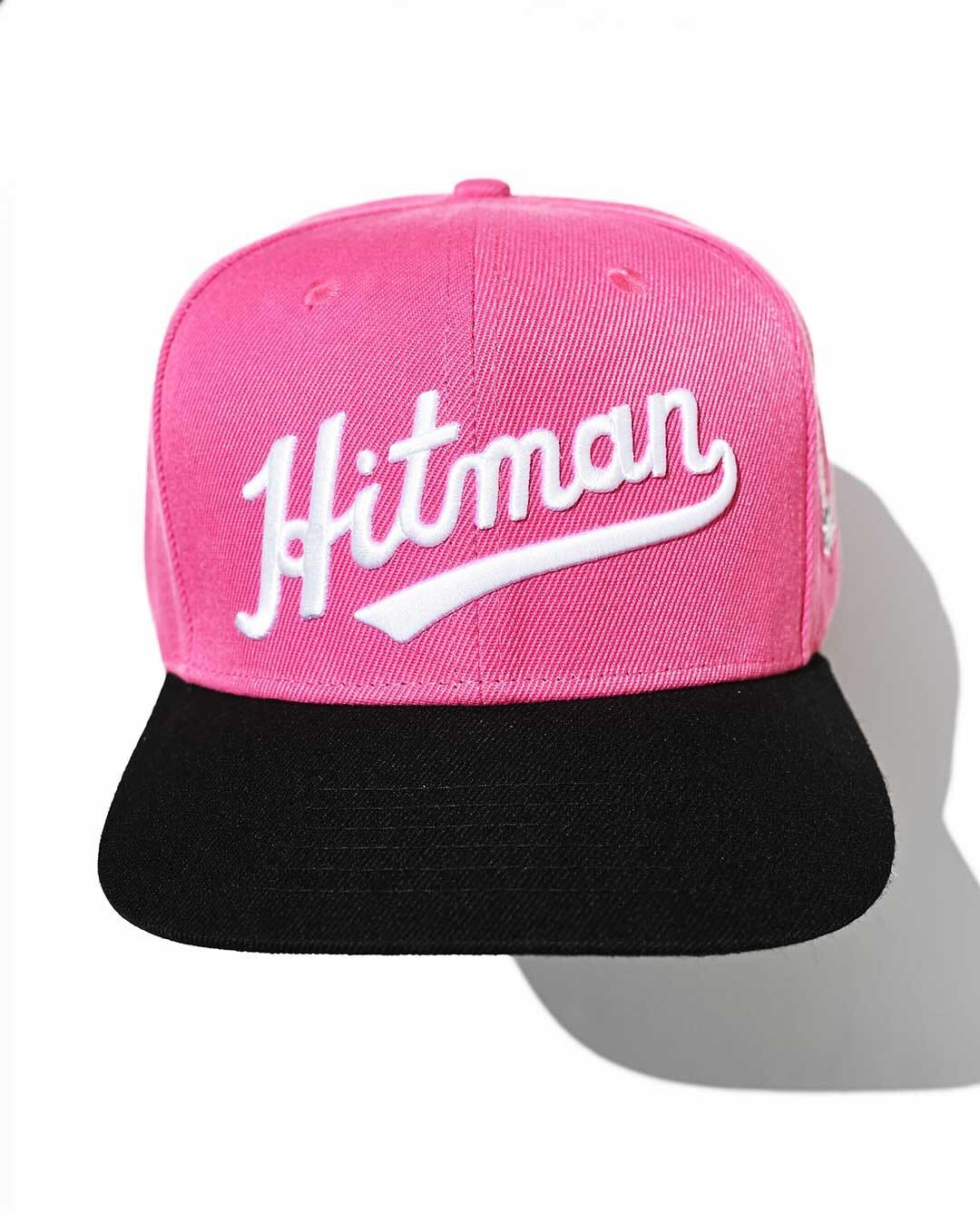 Bret Hart Hitman Pink Snapback Hat - Roots of Fight Canada