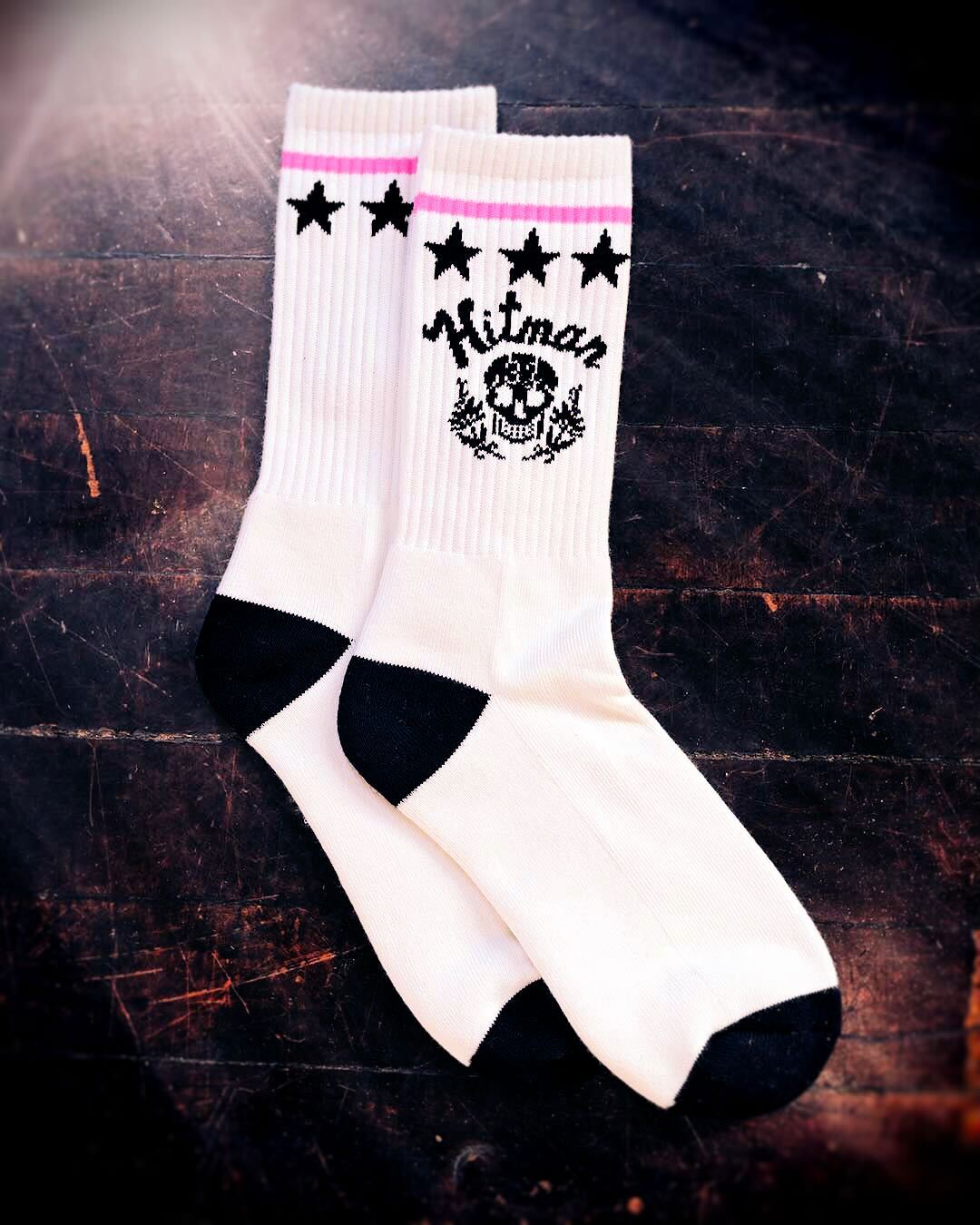 Bret Hart Hitman Skull Socks - Roots of Fight Canada