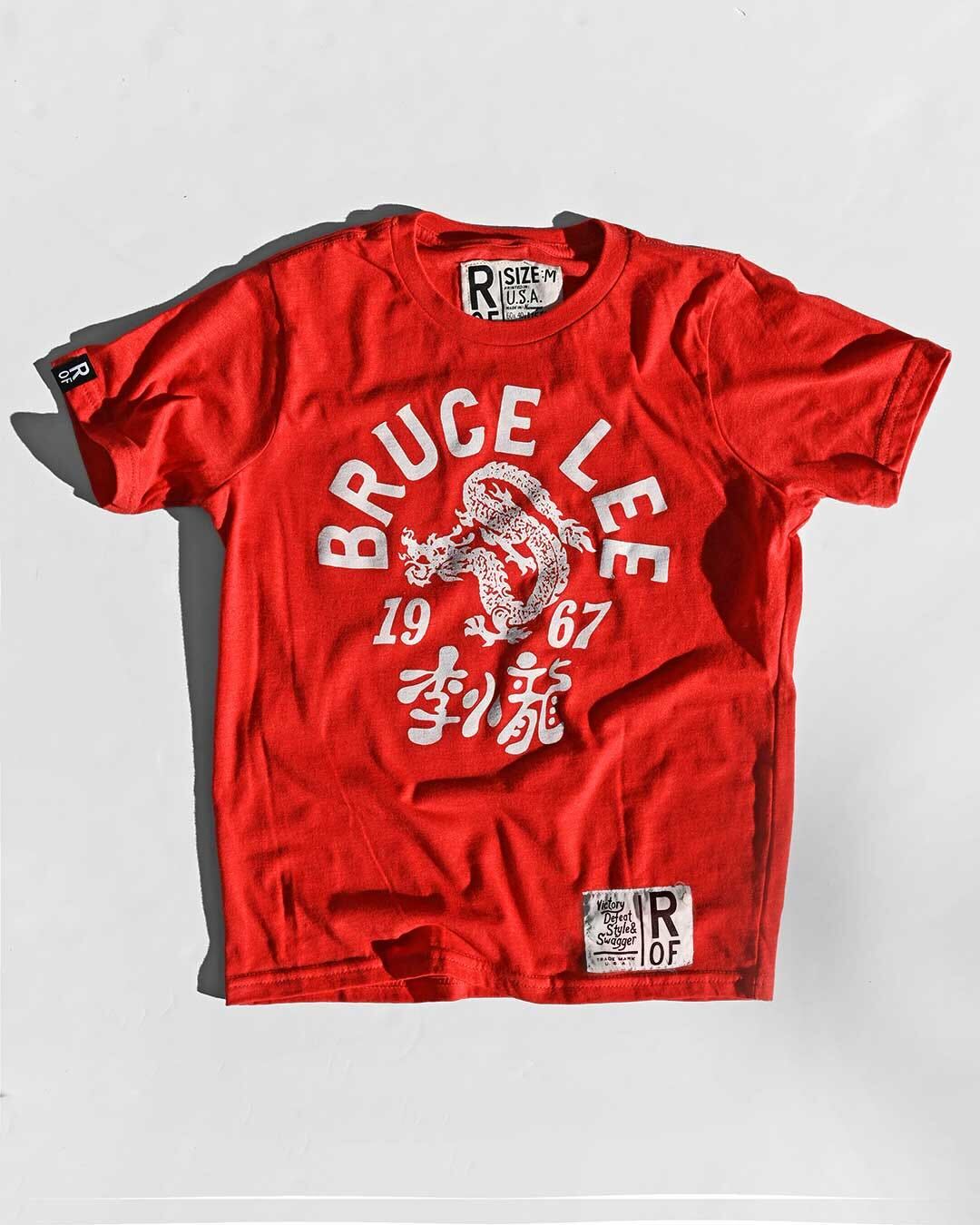 Bruce Lee 1967 Red Kid&#39;s Tee - Roots of Fight Canada