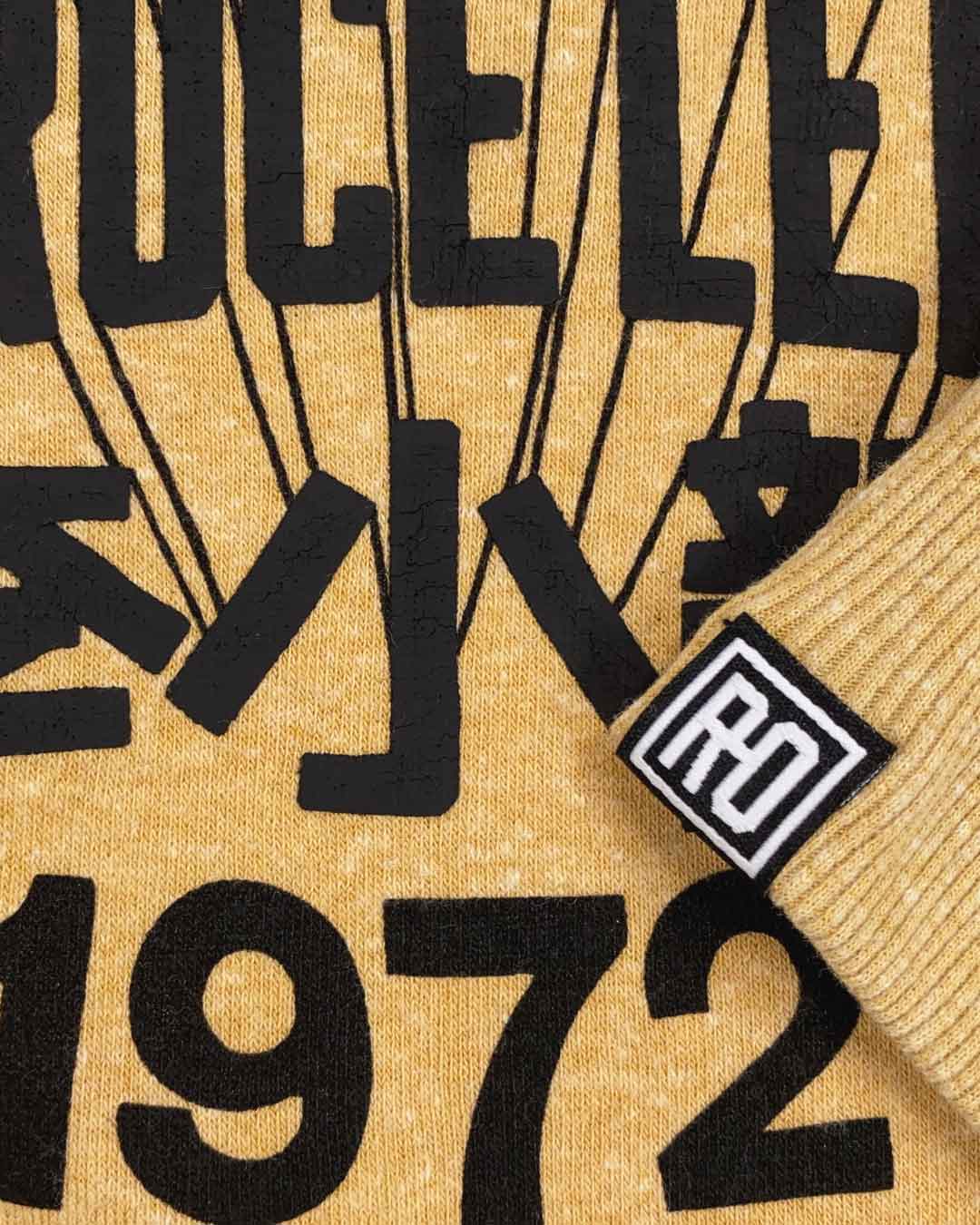Bruce Lee 1972 Gold Pullover Hoody - Roots of Fight Canada
