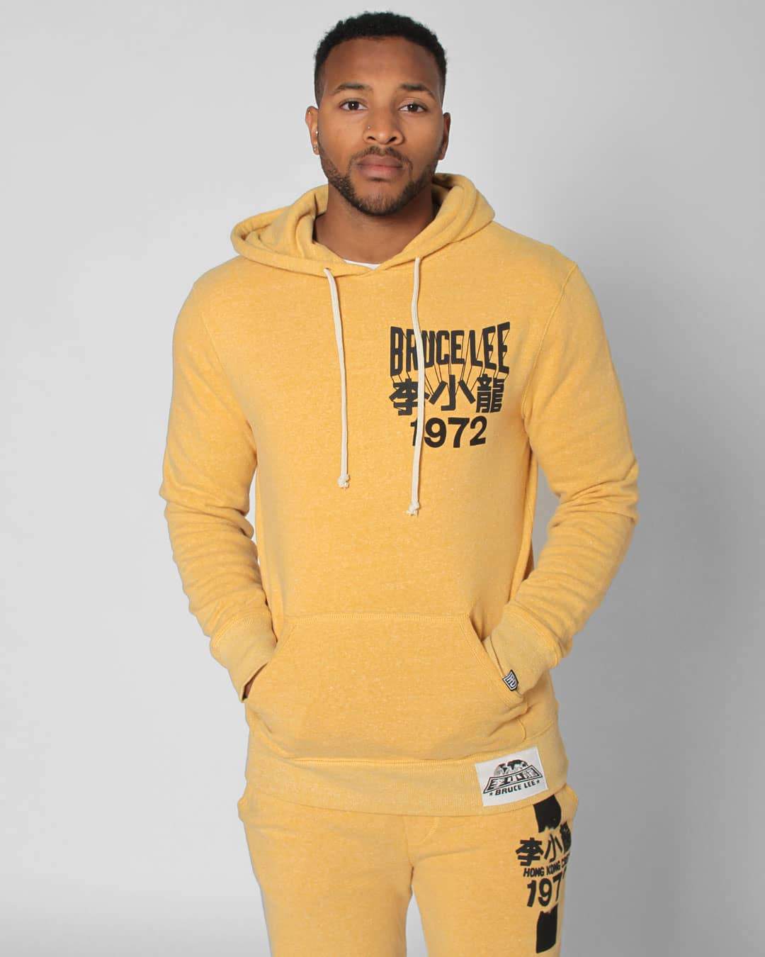 Bruce Lee 1972 Gold Pullover Hoody - Roots of Fight Canada