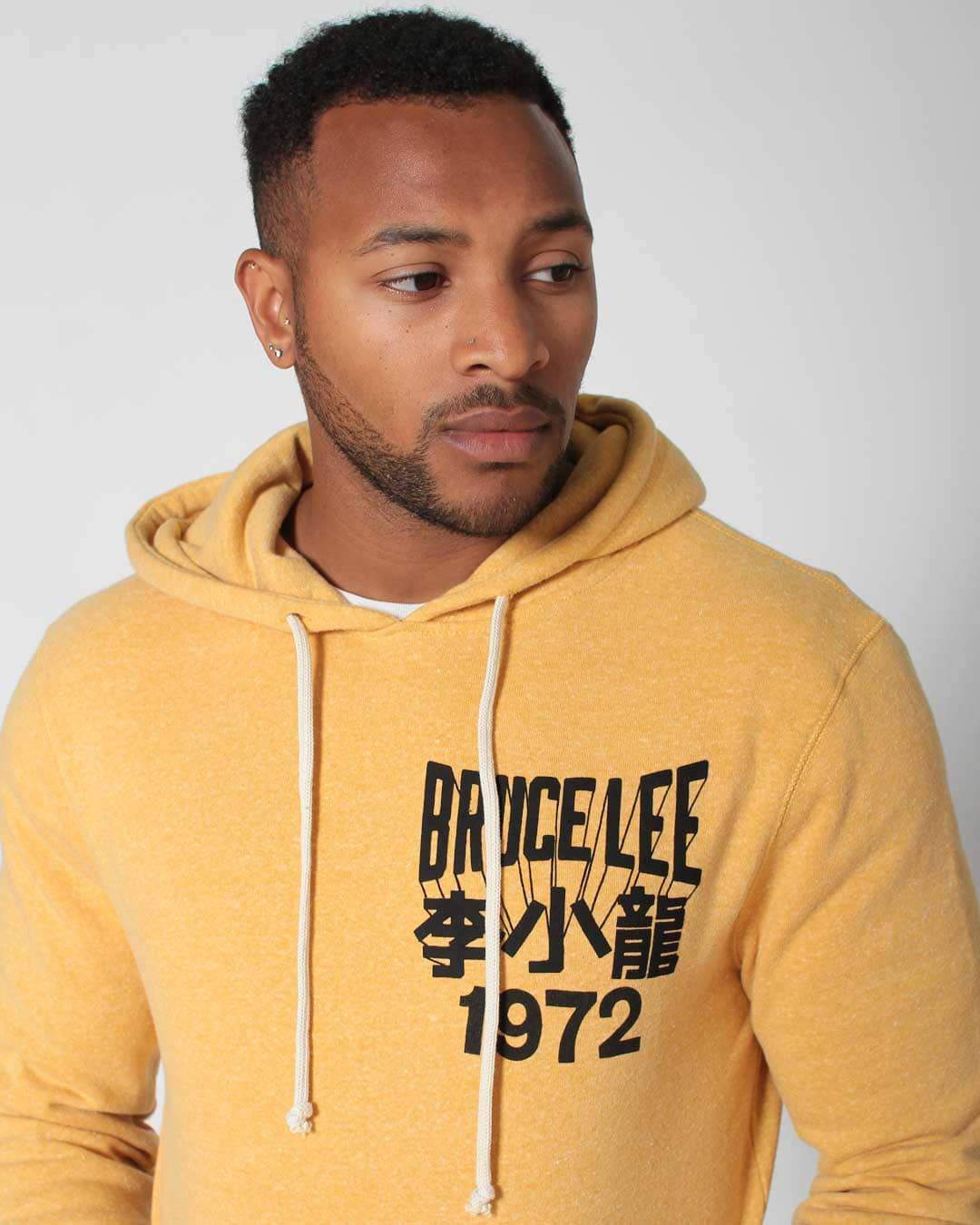 Bruce Lee 1972 Gold Pullover Hoody - Roots of Fight Canada