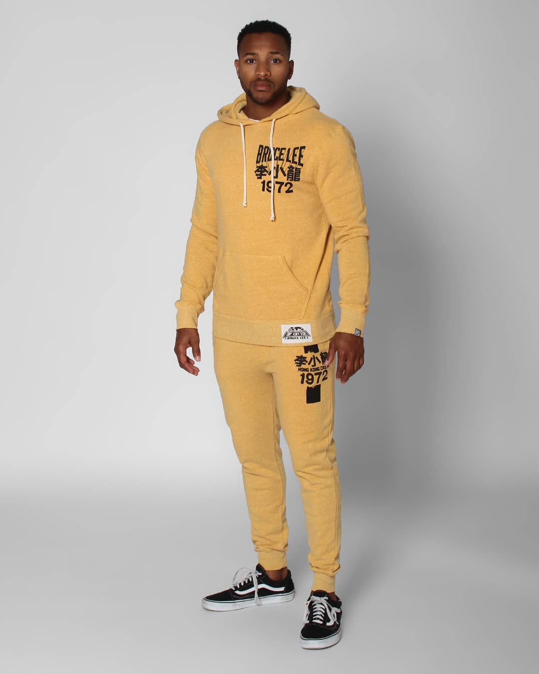 Bruce Lee 1972 Gold Pullover Hoody - Roots of Fight Canada