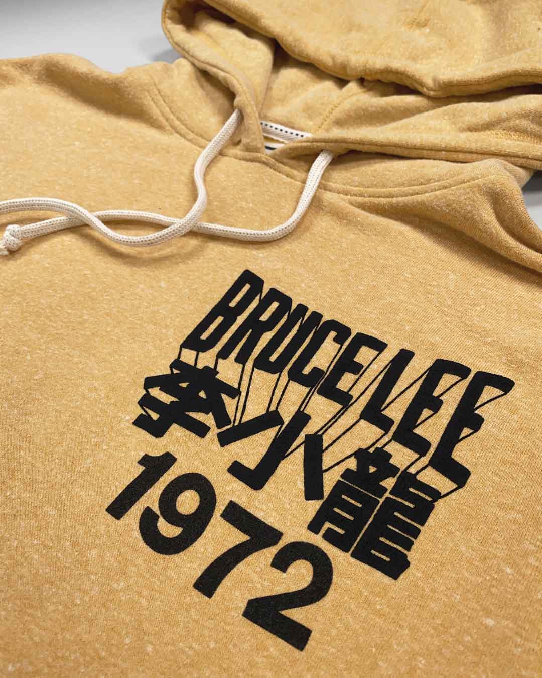 Bruce Lee 1972 Gold Pullover Hoody - Roots of Fight Canada