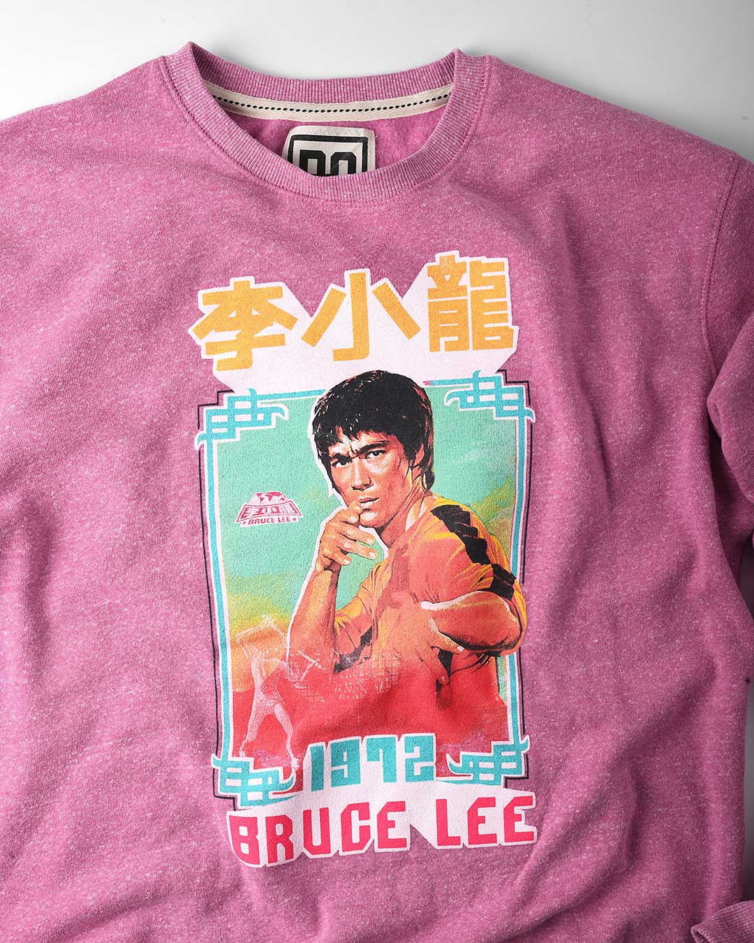 Bruce Lee 1972 Pink Sweatshirt - Roots of Fight