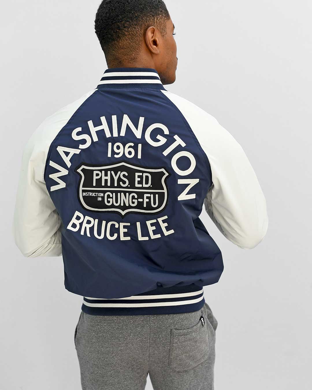 Bruce Lee Athletic Dept Stadium Jacket Bundle - Roots of Fight
