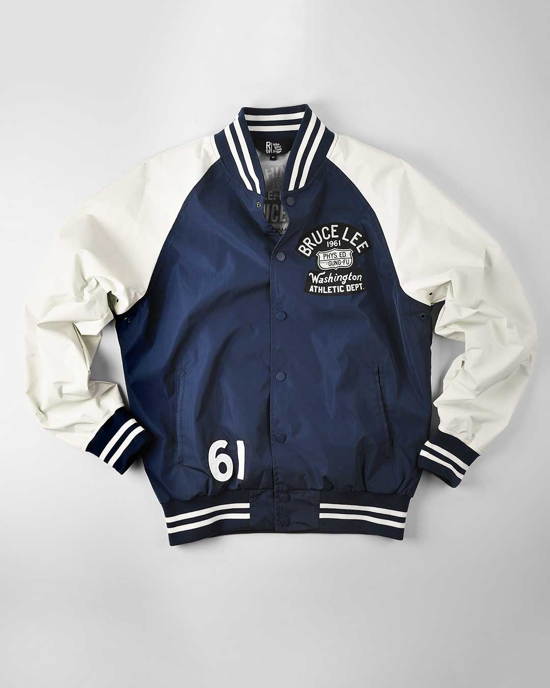 Bruce Lee Athletic Dept Stadium Jacket Bundle - Roots of Fight