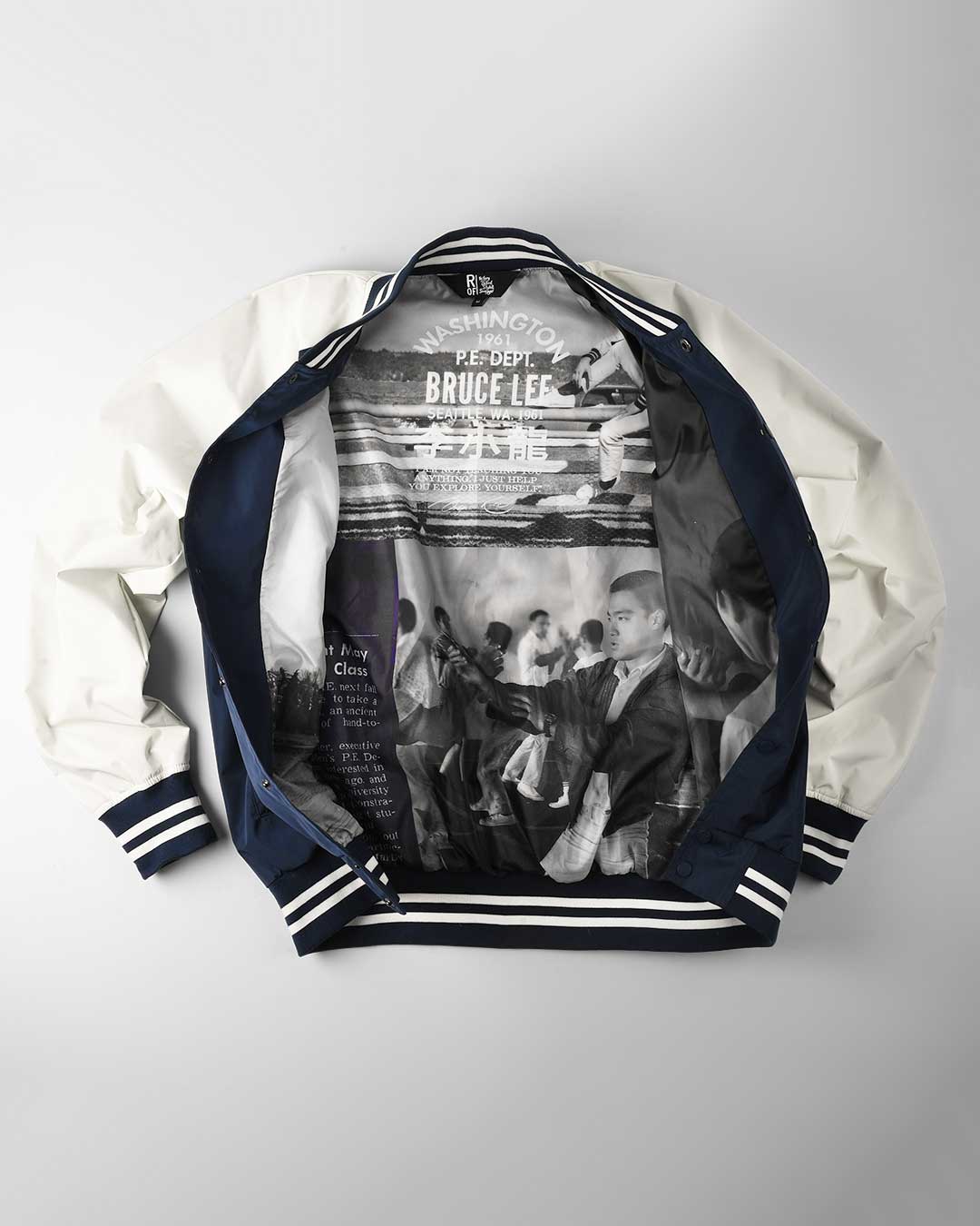 Bruce Lee Athletic Dept Stadium Jacket Bundle - Roots of Fight