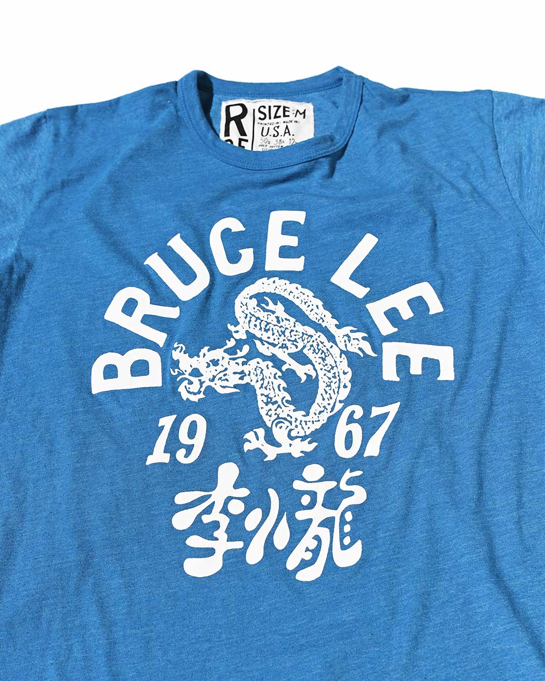 Bruce Lee Freedom Blue Tee - Roots of Fight Canada