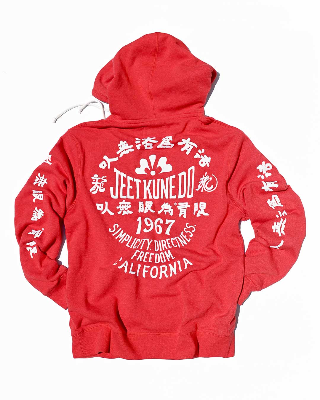 Bruce Lee JKD 1967 Red PO Hoody - Roots of Fight Canada