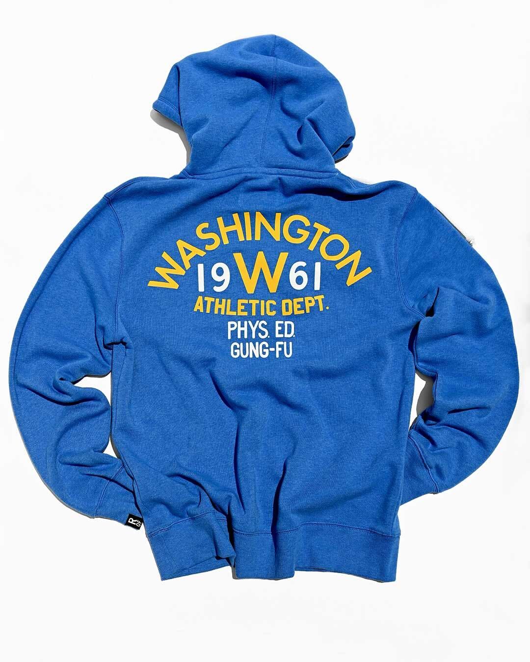 Bruce Lee Seattle '61 Blue PO Hoody - Roots of Fight Canada