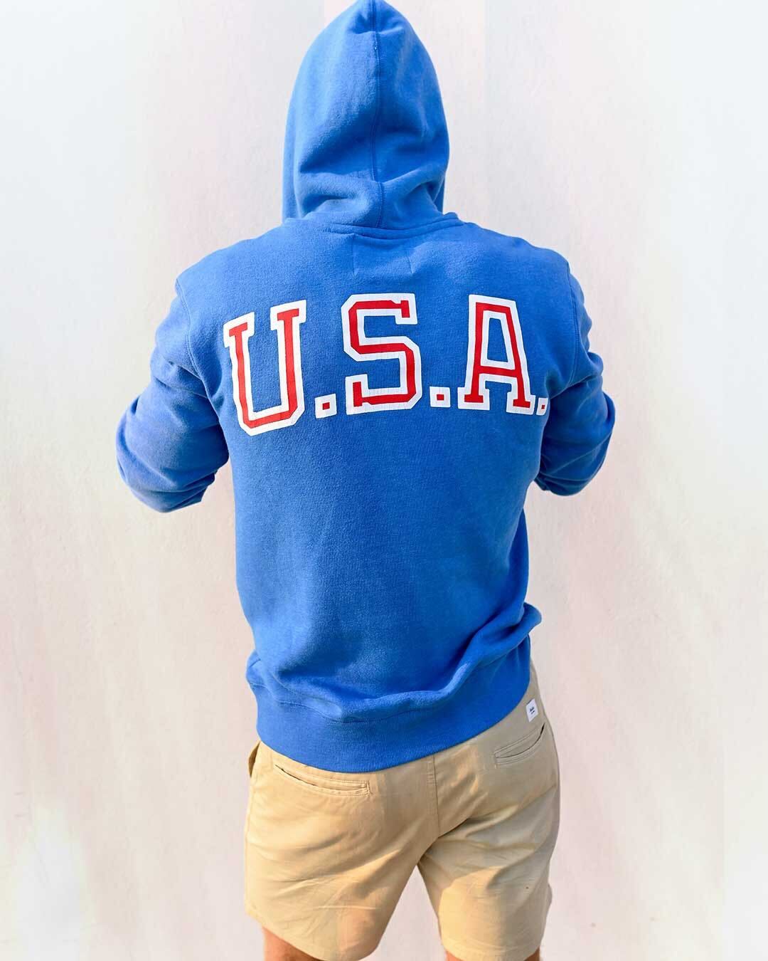 Cassius Clay 1960 Blue PO Hoody - Roots of Fight Canada