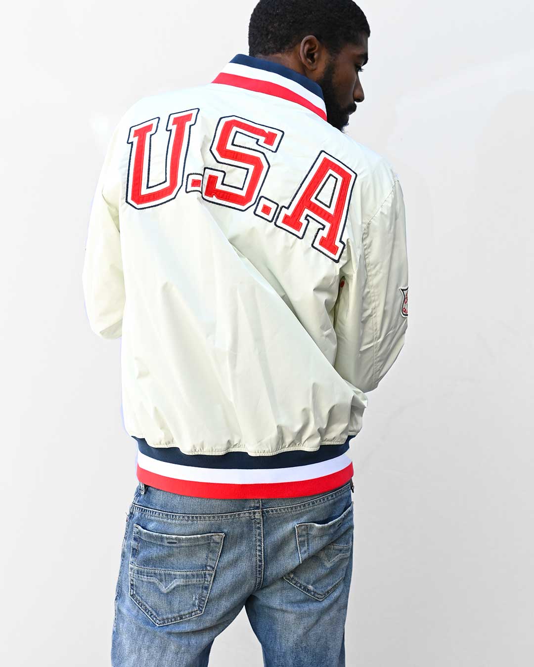 Cassius Clay USA Champ Stadium Jacket - Roots of Fight Canada