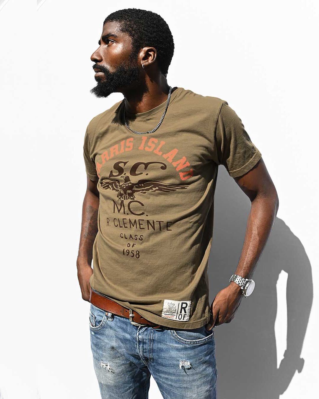 Clemente Parris Island Olive Tee - Roots of Fight Canada