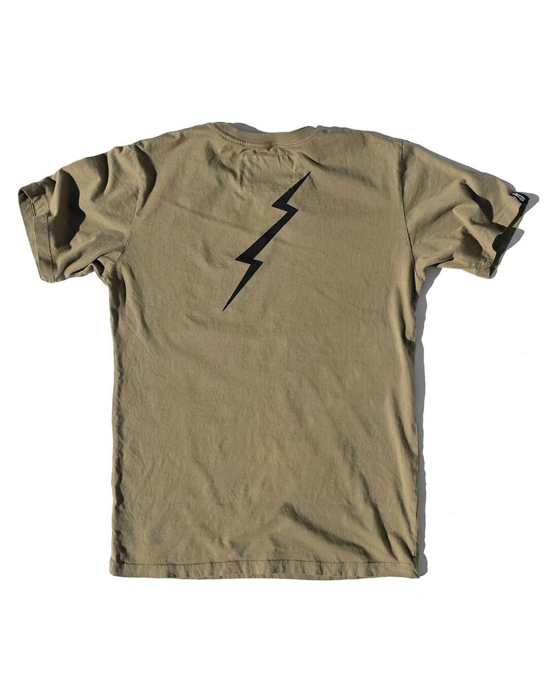 CM Punk Olive Tee - Roots of Fight Canada