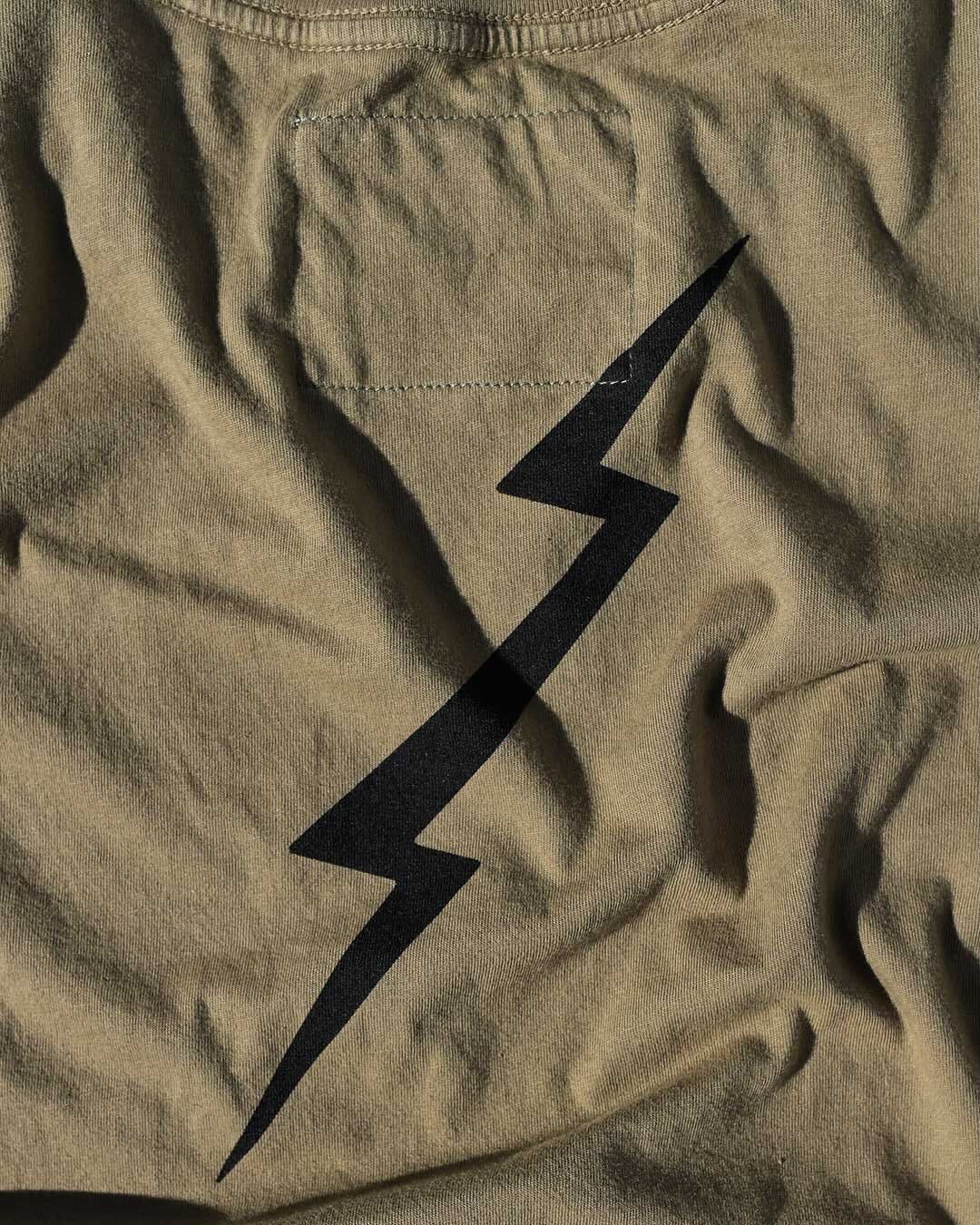 CM Punk Olive Tee - Roots of Fight Canada