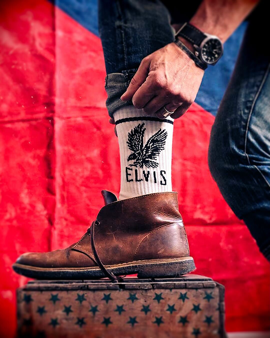 Elvis Presley Eagle Socks - Roots of Fight Canada