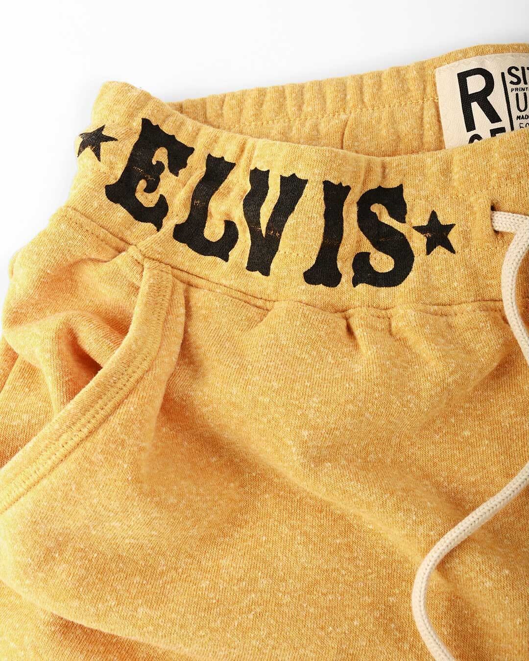 Elvis Presley TCB Gold Shorts - Roots of Fight Canada