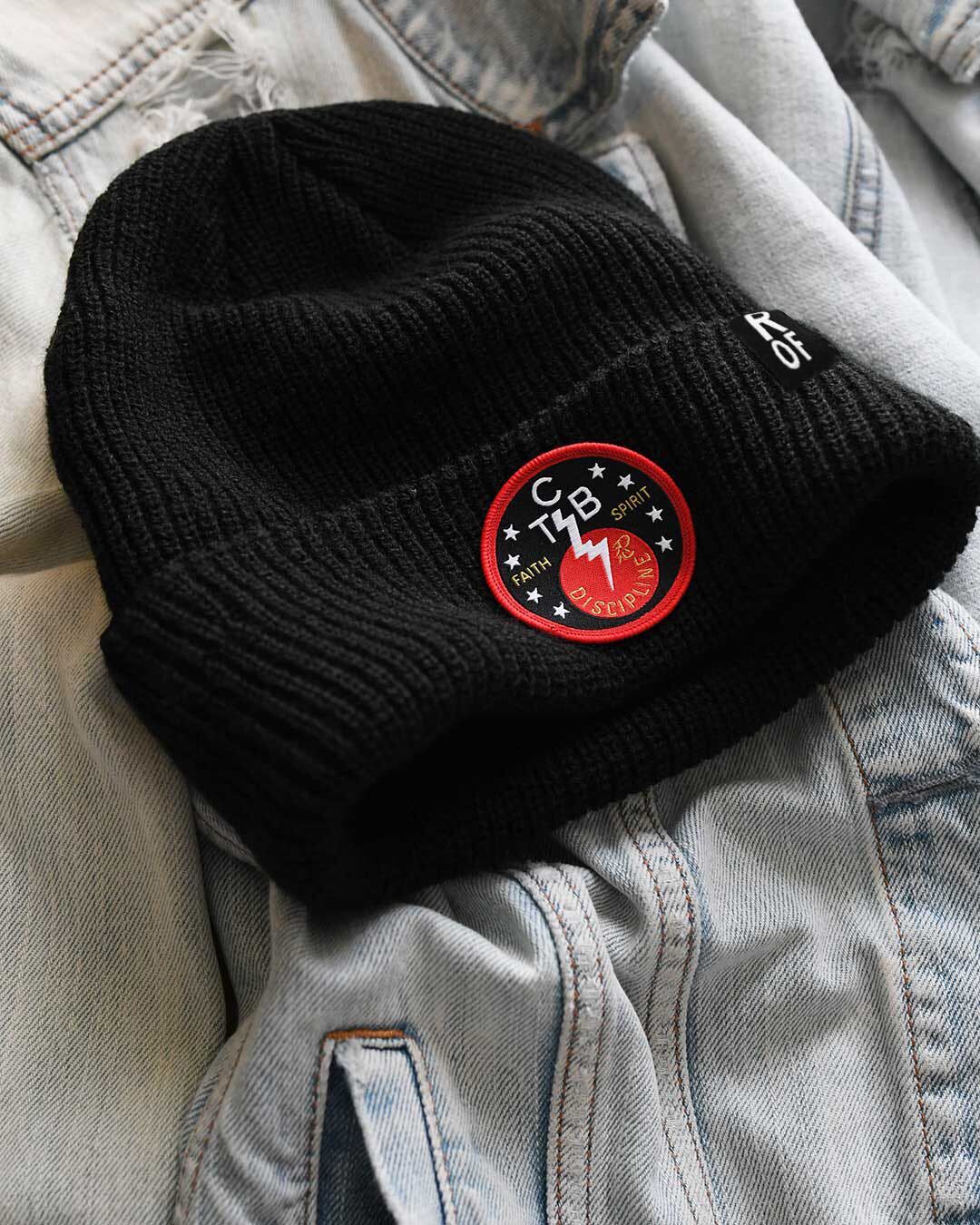 Elvis TCB Black Beanie - Roots of Fight Canada