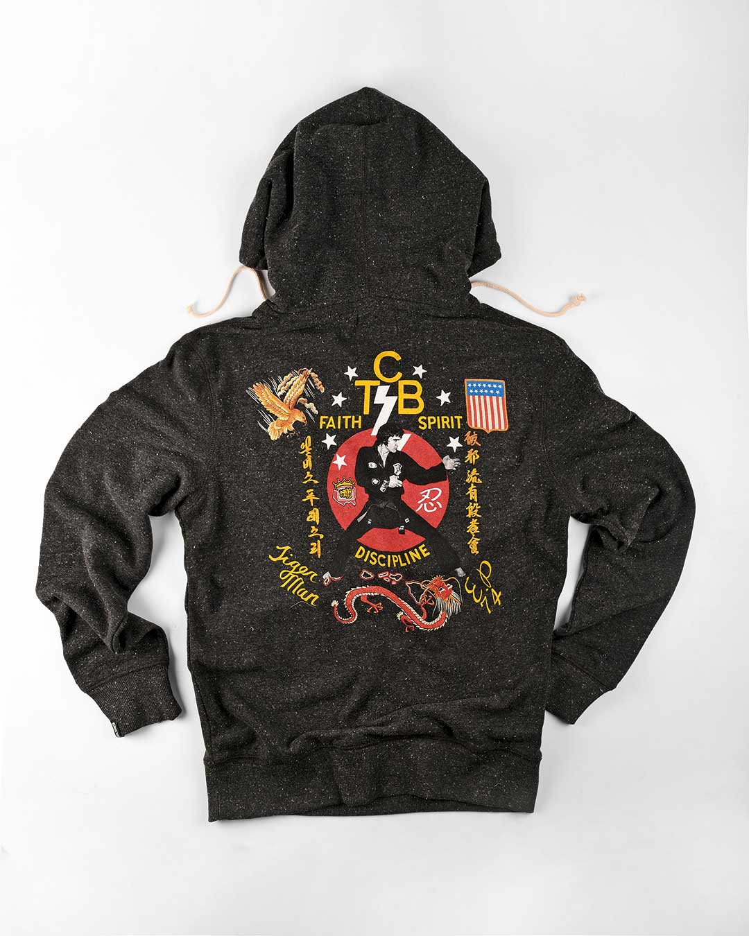 Elvis TCB Black PO Hoody - Roots of Fight Canada