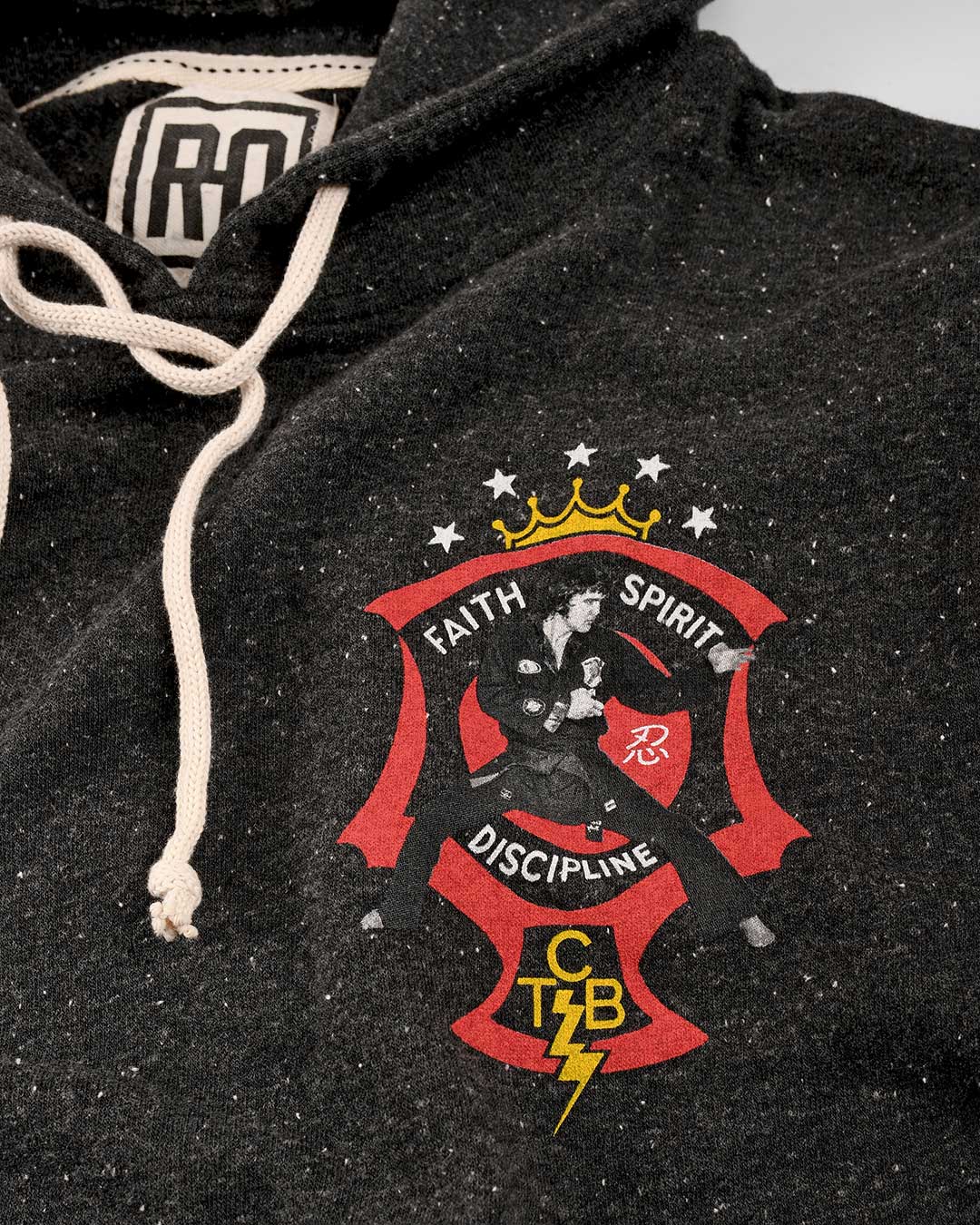 Elvis TCB Black PO Hoody - Roots of Fight Canada