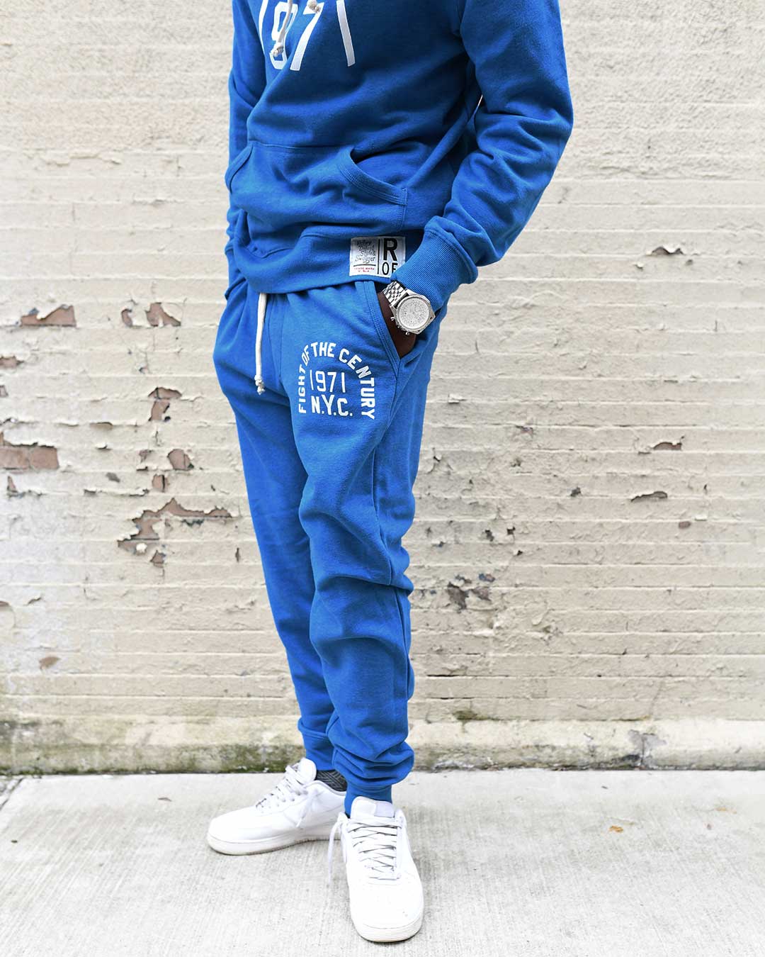 FOTC - 1971 Blue Sweatpants - Roots of Fight Canada