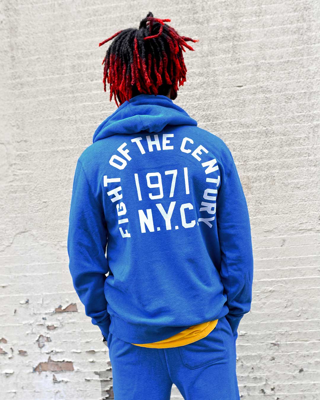 FOTC - Ali 1971 Blue PO Hoody - Roots of Fight