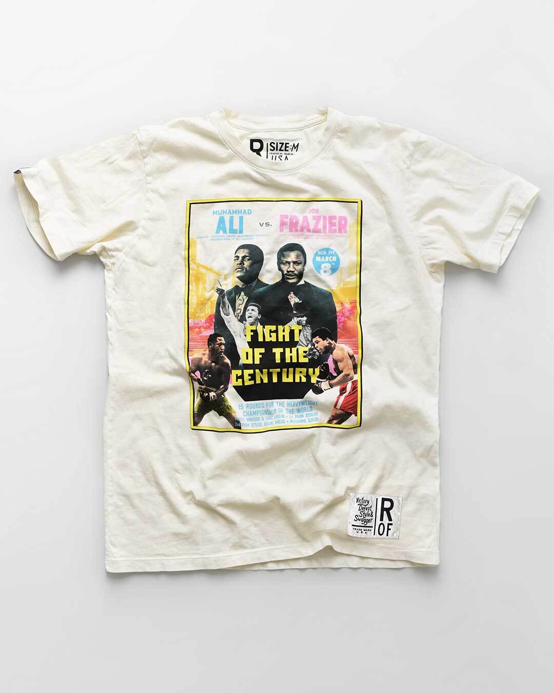 FOTC - Ali/Frazier White Photo Tee - Roots of Fight Canada