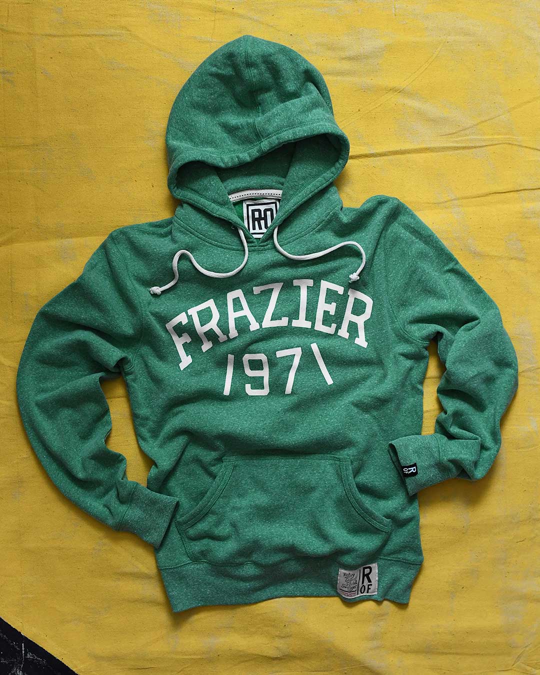 FOTC - Frazier 1971 MSG Green Hoody - Roots of Fight Canada