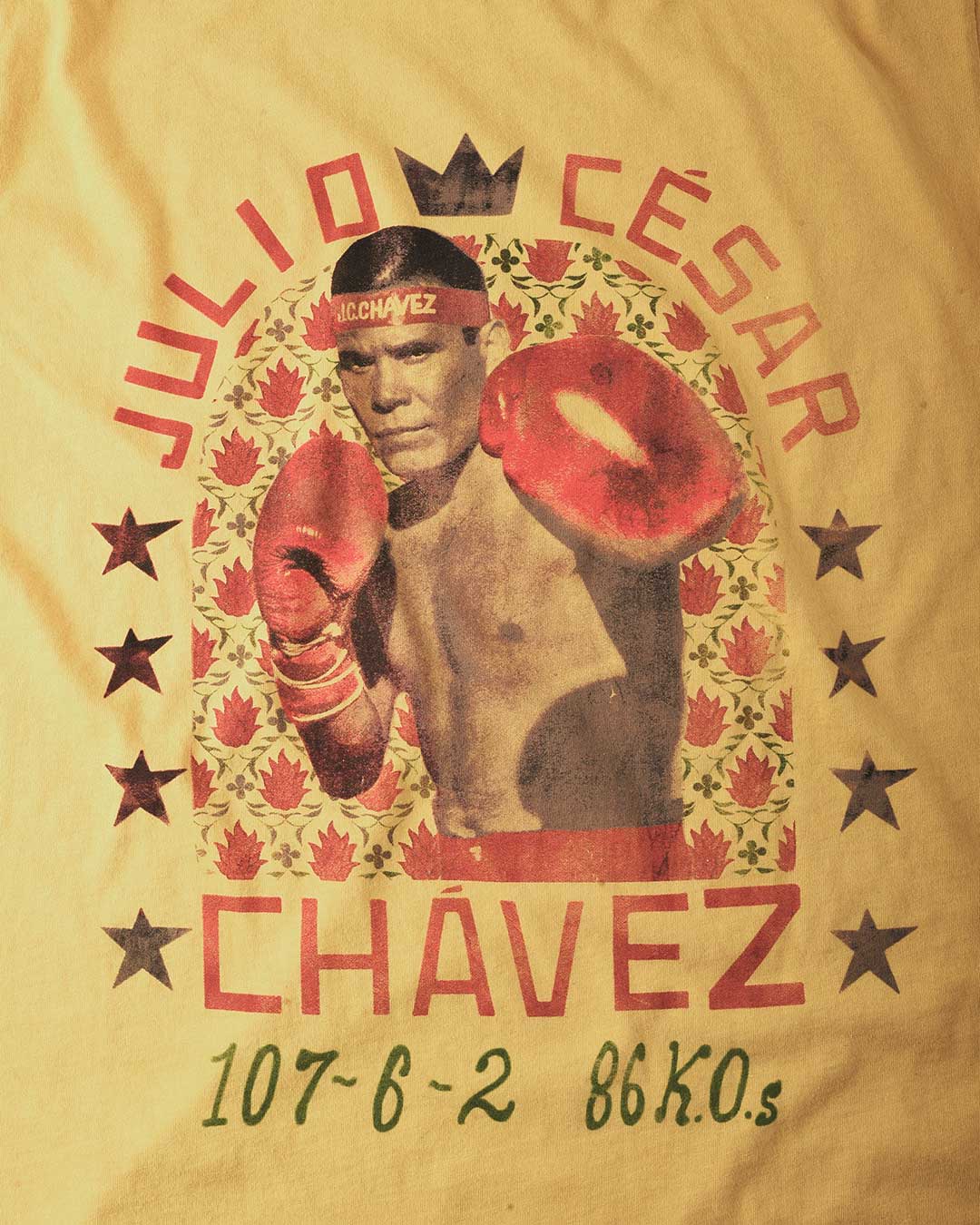 HHT - Chavez Stats Yellow Tee - Roots of Fight