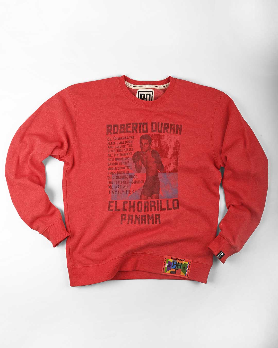 HHT - Duran El Chorillo Red Sweatshirt - Roots of Fight