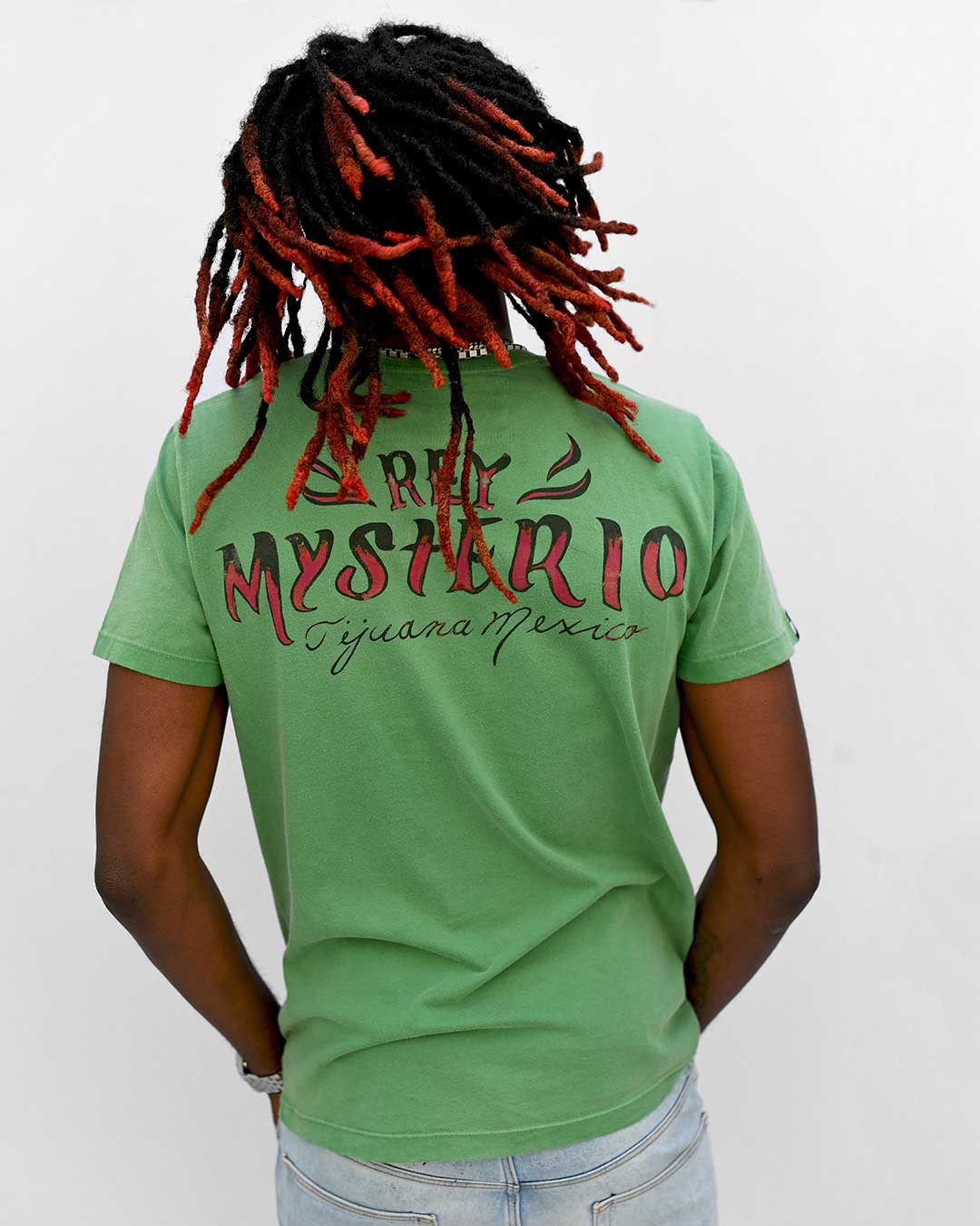 HHT - Rey Mysterio Green Tee - Roots of Fight