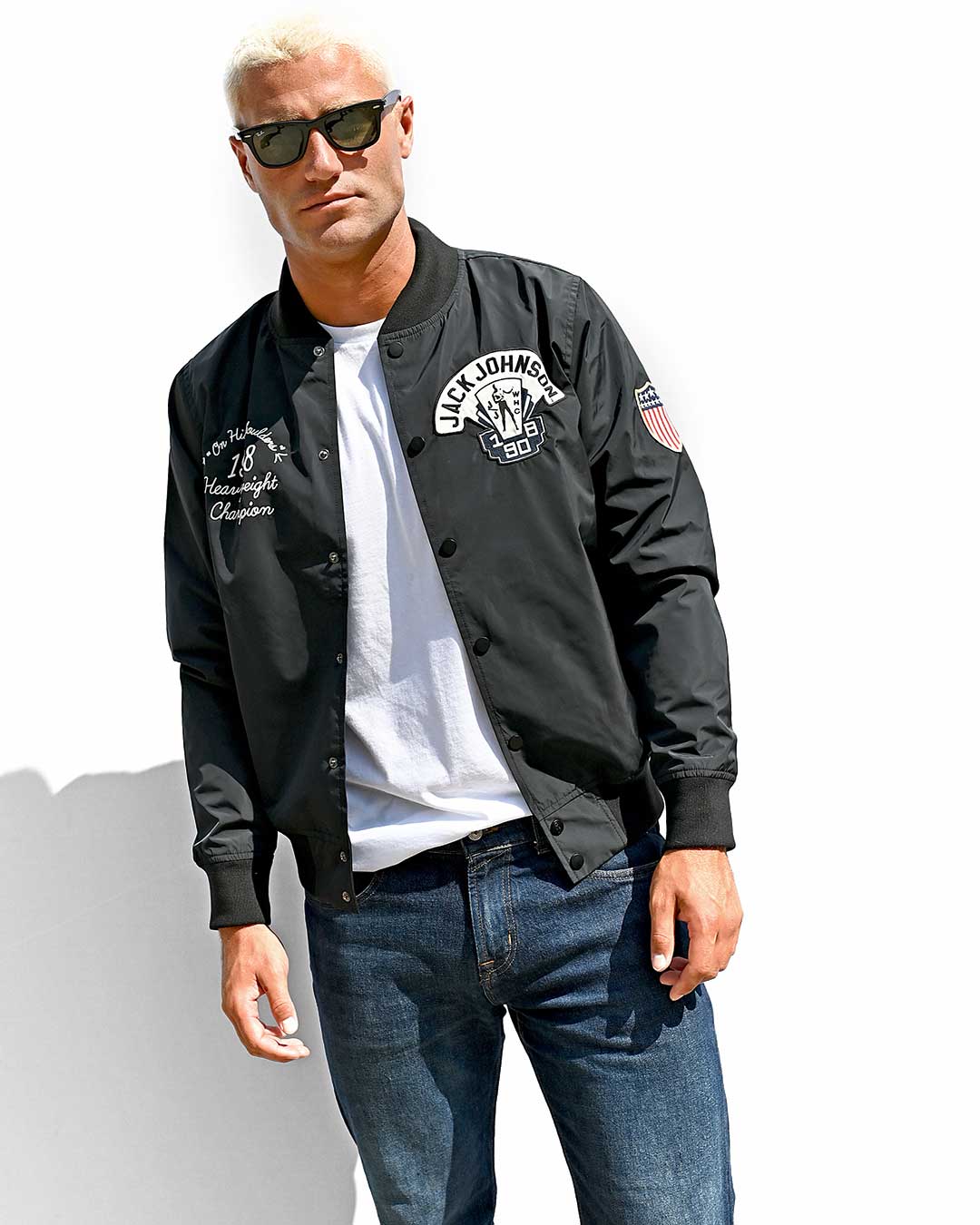 Jack &#39;Galveston Giant&#39; Johnson Stadium Jacket - Roots of Fight Canada