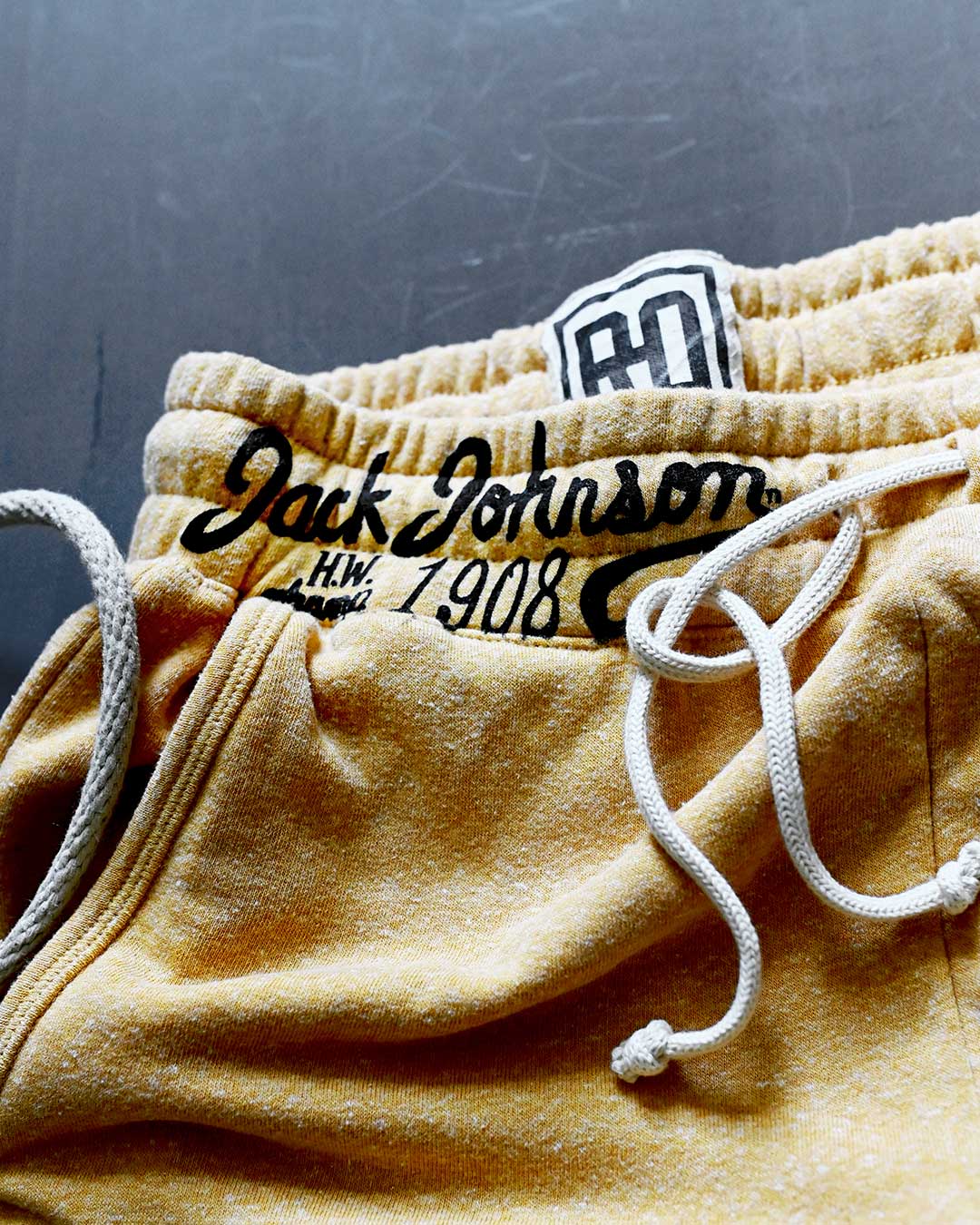 Jack Johnson Gold Sweatpants - Roots of Fight Canada