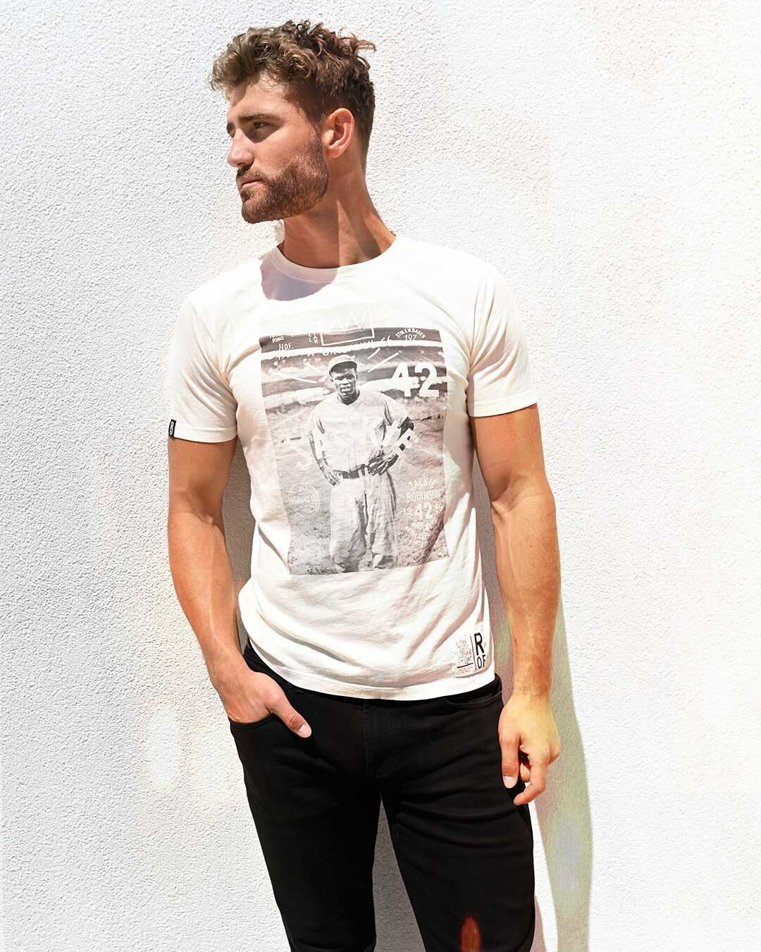 Jackie Robinson #42 Brooklyn Photo Tee - Roots of Fight Canada