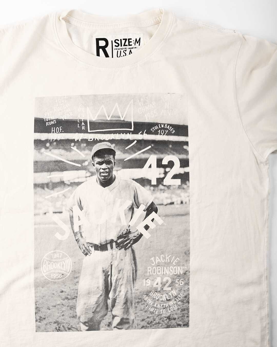 Jackie Robinson #42 Brooklyn Photo Tee - Roots of Fight Canada
