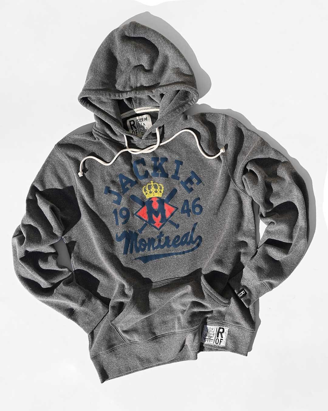 Jackie Robinson Montreal &#39;46 Grey Hoody - Roots of Fight Canada