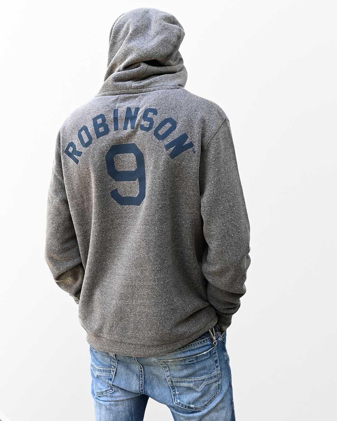 Jackie Robinson Montreal '46 Grey Hoody - Roots of Fight Canada