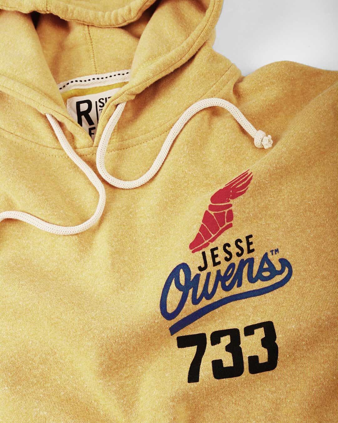Jesse Owens 733 Yellow PO Hoody - Roots of Fight